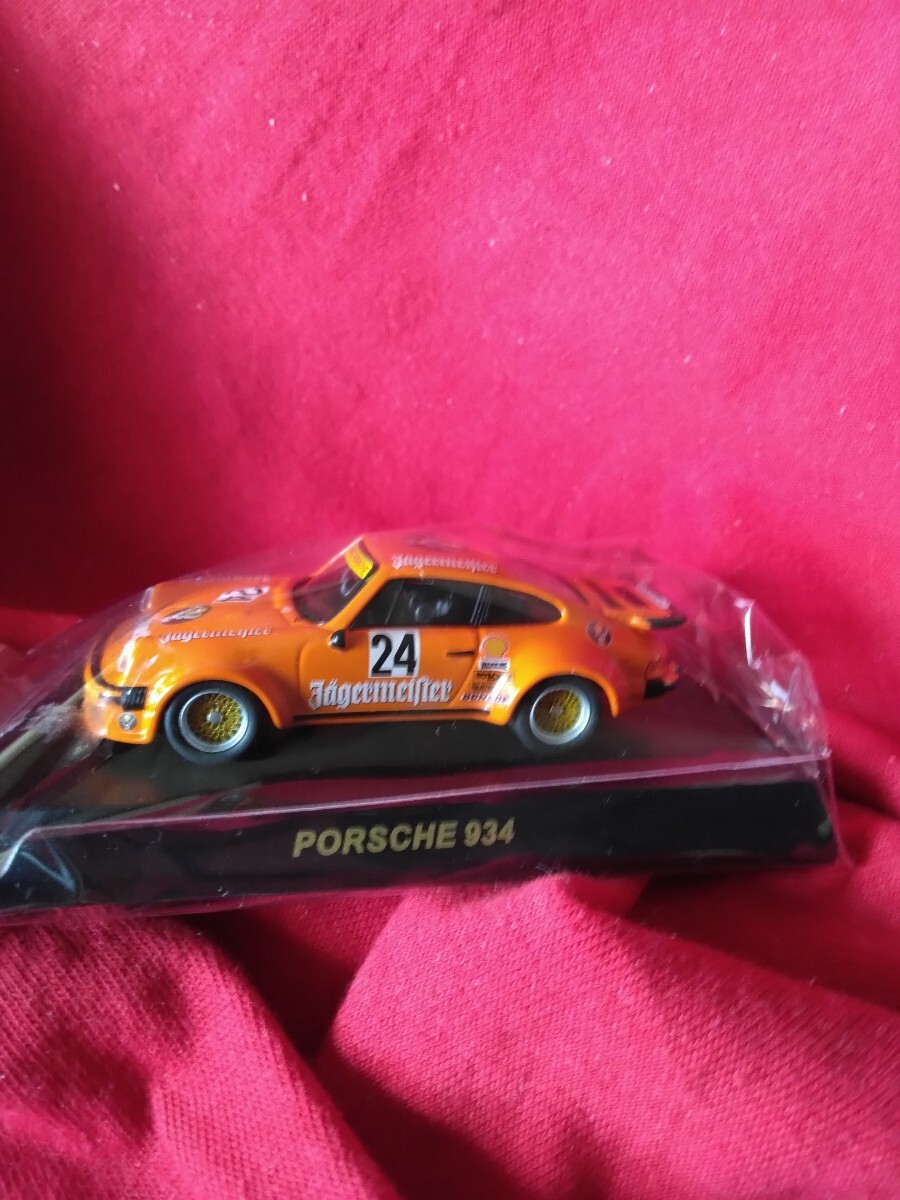  rare box less Kyosho 1/64 Porsche minicar collection 934 24 orange Tomica size records out of production out of print limitation minicar racing car old car Porsche