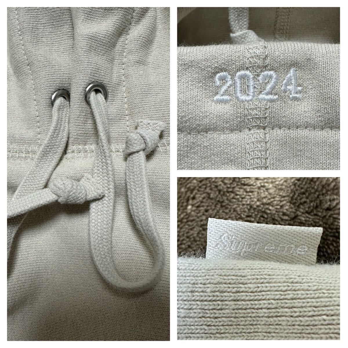 XL Supreme Box Logo Hooded Sweatshirt Stone 24FW XL Supreme Box Logo Hooded Sweatshirt Stone 24FW