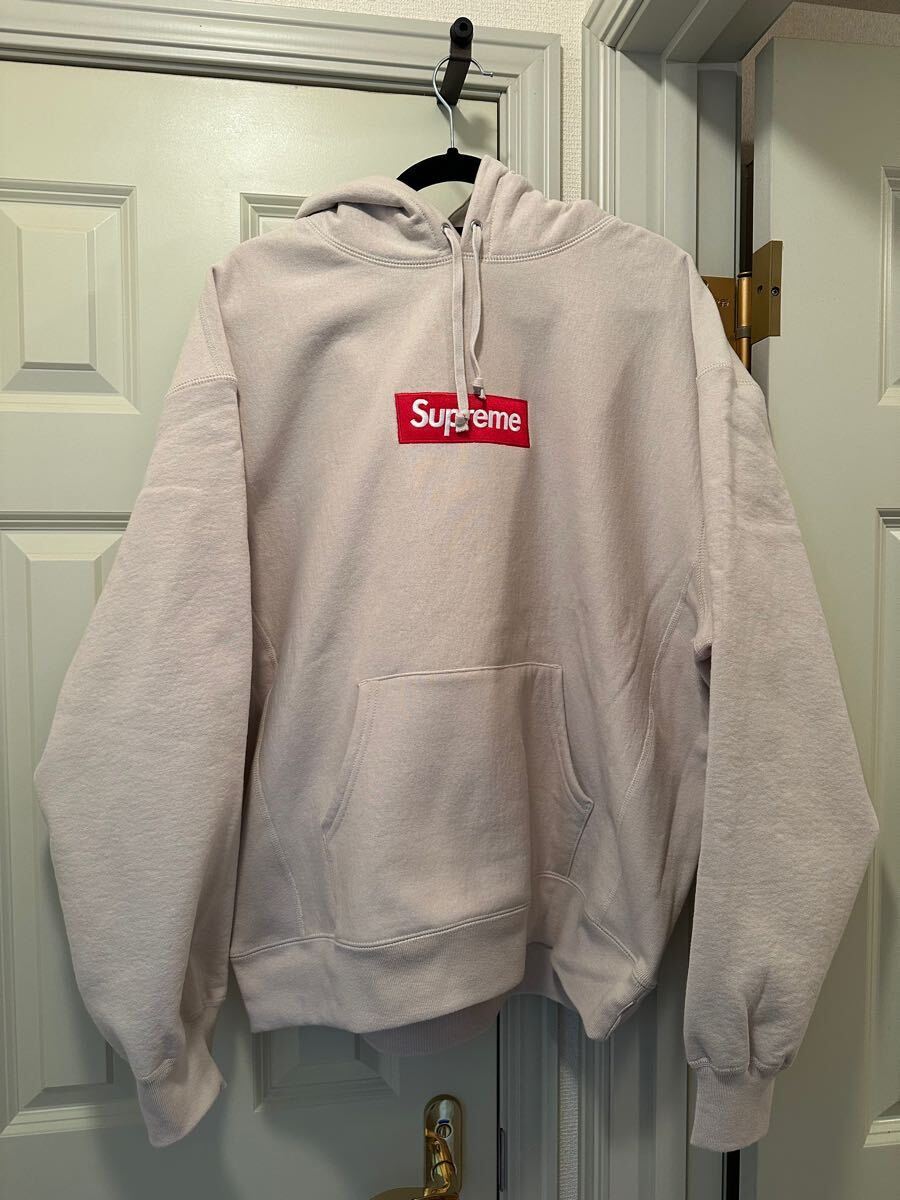 XL Supreme Box Logo Hooded Sweatshirt Stone 24FW XL Supreme Box Logo Hooded Sweatshirt Stone 24FW