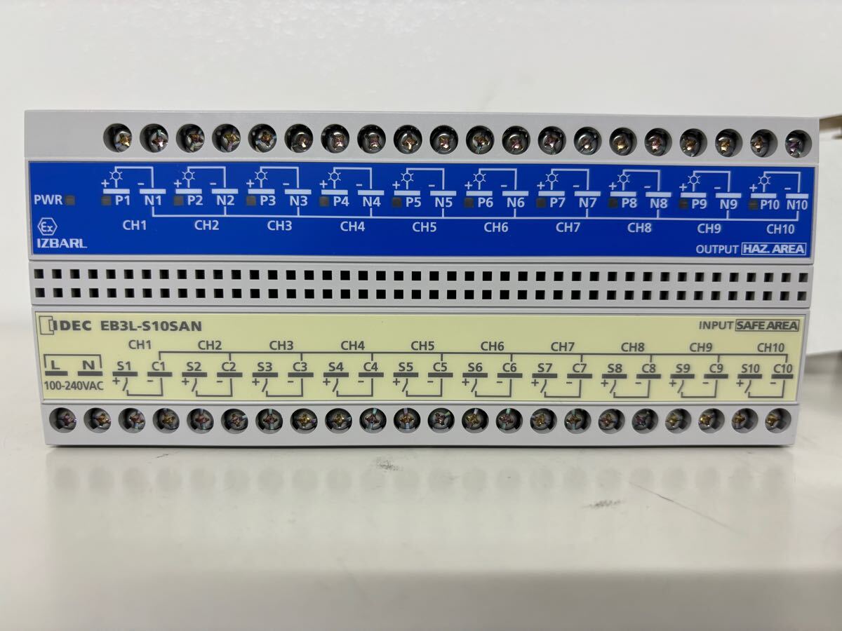 [新品未使用] EB3L-S10SAN アイデックEB3L形ランプバリア（本質安全防爆構造）IDEC