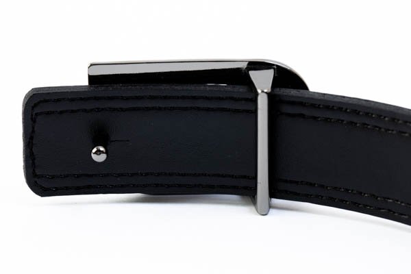 TENORAS ティノラス メンズ ベルト レザー 格子編型押 ブラック サイズL #37506_画像4