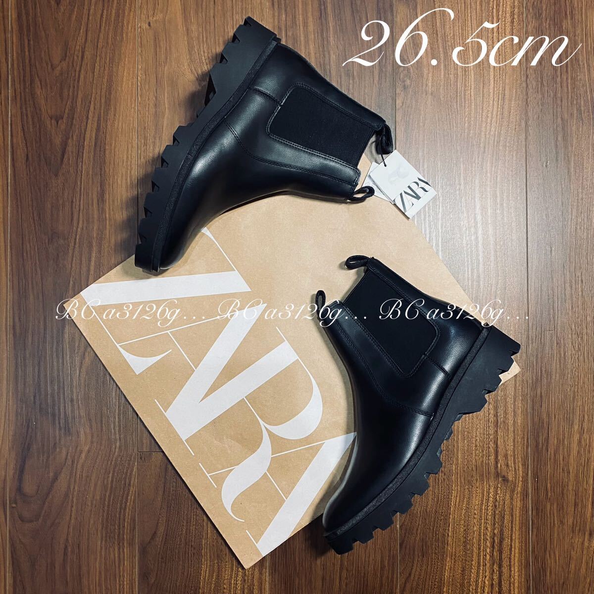 新品 ZARA ボリュームソールチェルシーブーツ 26 5cm 41 メンズ 新品 ZARA ボリュームソールチェルシーブーツ 26 5cm 41 メンズ