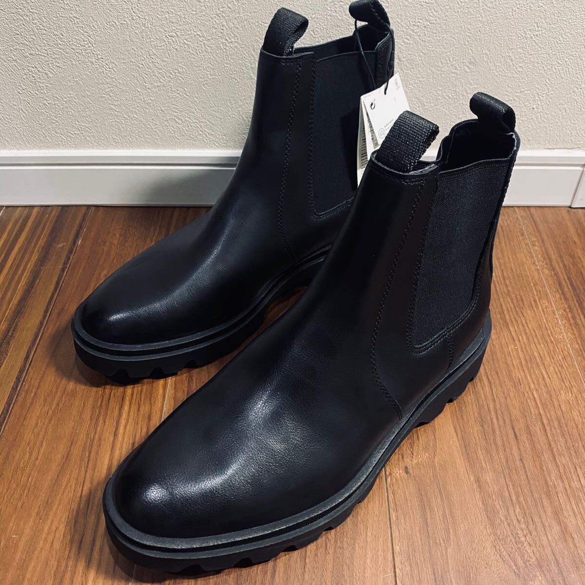 新品 ZARA ボリュームソールチェルシーブーツ 26 5cm 41 メンズ 新品 ZARA ボリュームソールチェルシーブーツ 26 5cm 41 メンズ