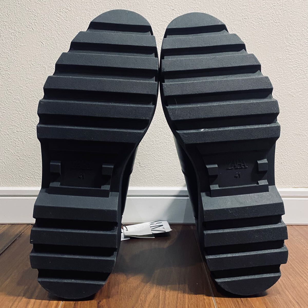 新品 ZARA ボリュームソールチェルシーブーツ 26 5cm 41 メンズ 新品 ZARA ボリュームソールチェルシーブーツ 26 5cm 41 メンズ