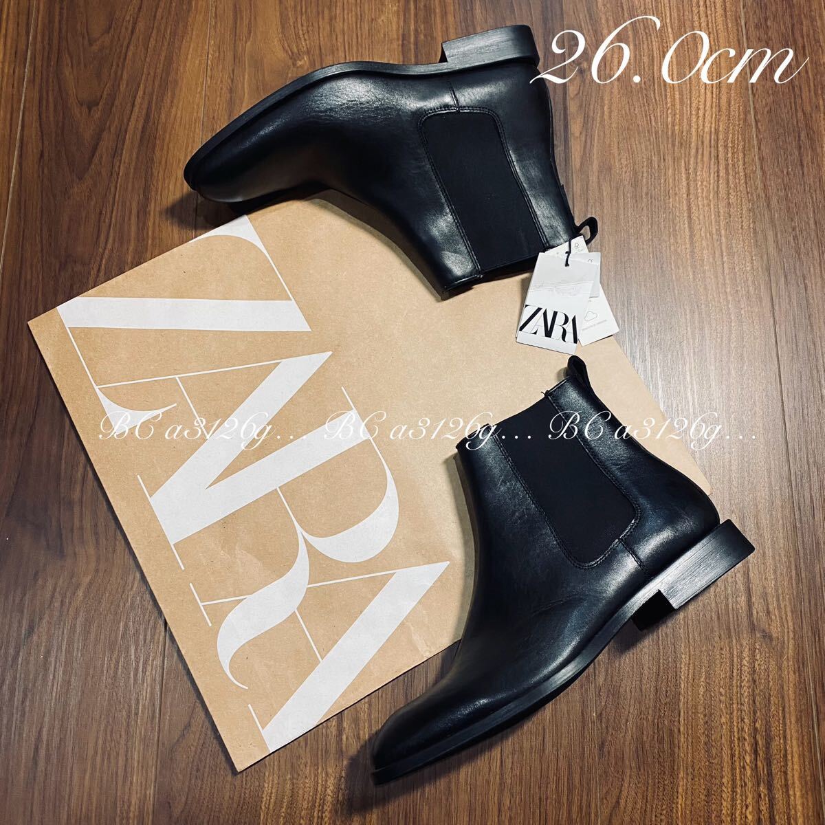 新品 ZARA LEATHER ANKLE BOOTS 26 0cm 40 メンズ ザラ レザー 新品 ZARA LEATHER ANKLE BOOTS 26 0cm 40 メンズ ザラ レザー