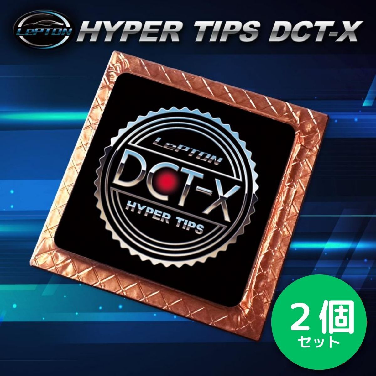 レプトンハイパーチップスDCT-X 2個セット 燃費向上 パワートルクアップ 静電気除去