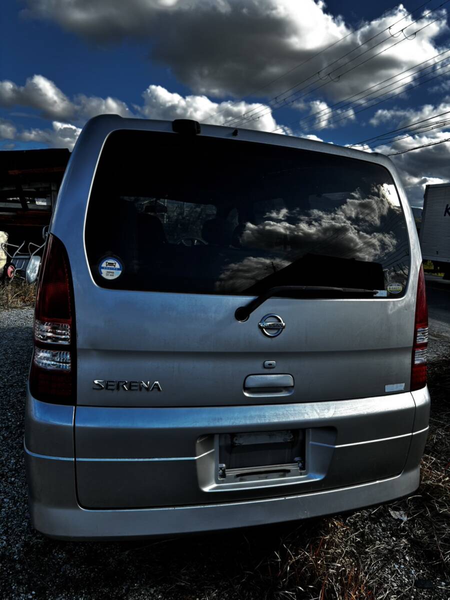 (H-436h) ◎◎ニッサン　セレナ　テールゲート・バックドアのみ TC24-3219　H15年　シルバー　KYO◎