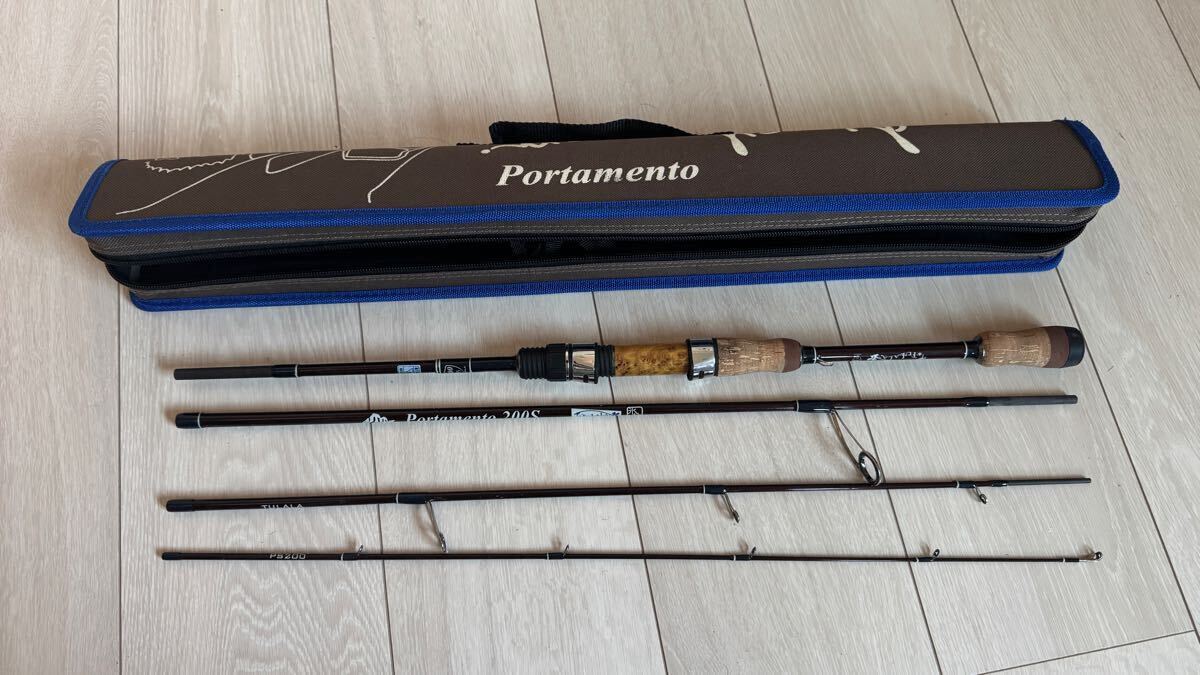 ツララ ポルタメント200S パックロッド 中古美品 フィネス バス ツララ ポルタメント200S パックロッド 中古美品 フィネス バス