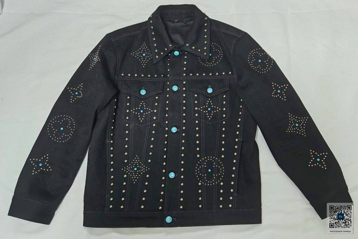 LOUIS VUITTON 24AW エンブロイダード デニム ジャケット メンズ LOUIS VUITTON 24AW エンブロイダード デニム ジャケット メンズ