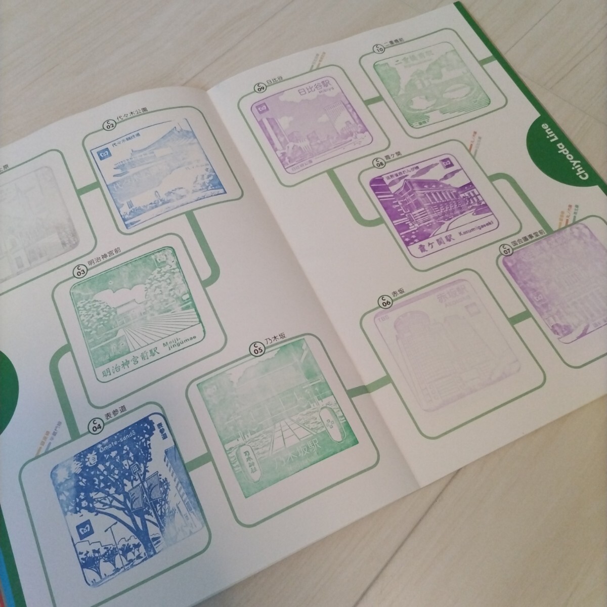 チャレンジ 東京メトロ 全駅スタンプラリー スタンプ帳 東京
