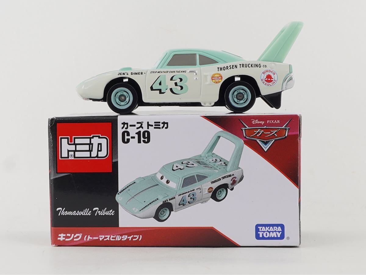 新品 カーズトミカ キング トーマスビルタイプ 2019年C-19　《期間限定20台まで送料230円!!》ミニカー ディズニー まとめ
