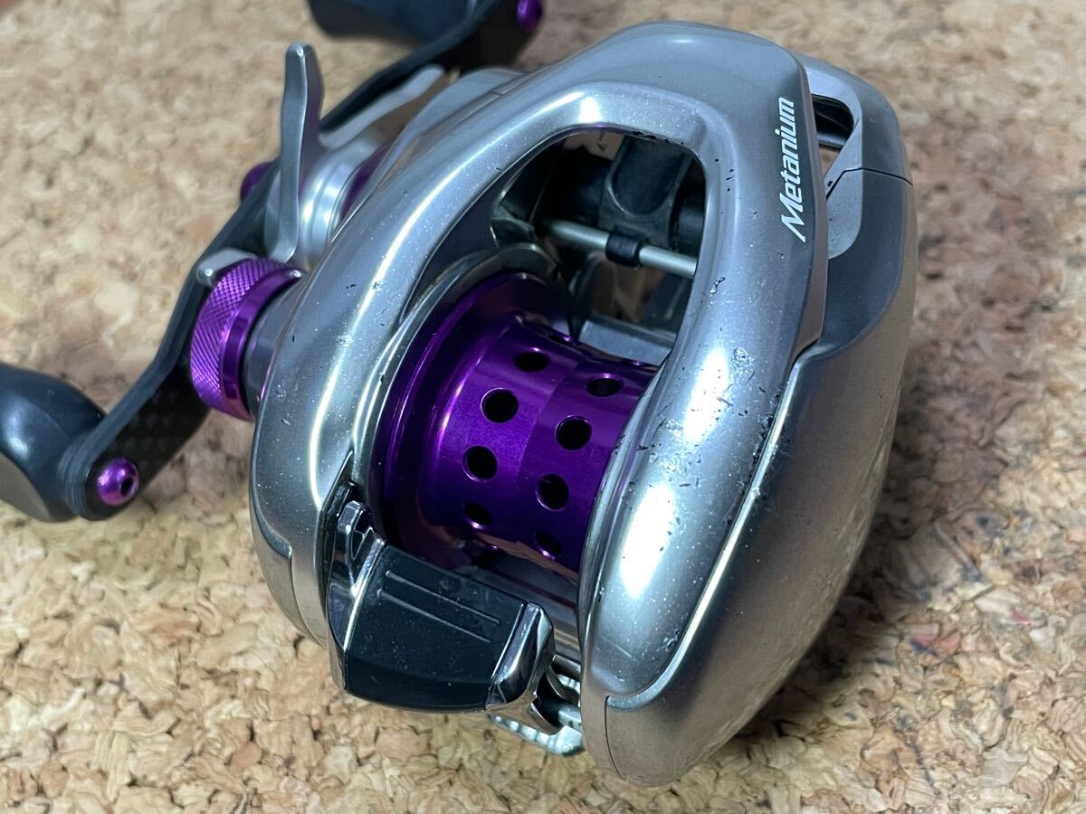 * быстрое решение! редкостный IXA custom 16metaniumMGL KTF NEO spool лиловый specification прекрасный товар! машина отличное состояние SHIMANO Metanium MGL HG LEFT K.T.F *