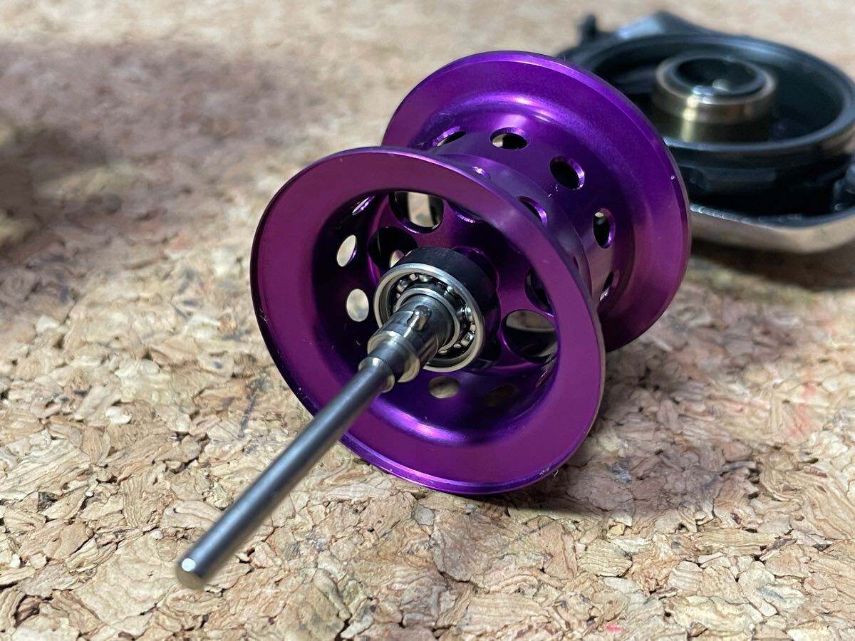 * быстрое решение! редкостный IXA custom 16metaniumMGL KTF NEO spool лиловый specification прекрасный товар! машина отличное состояние SHIMANO Metanium MGL HG LEFT K.T.F *