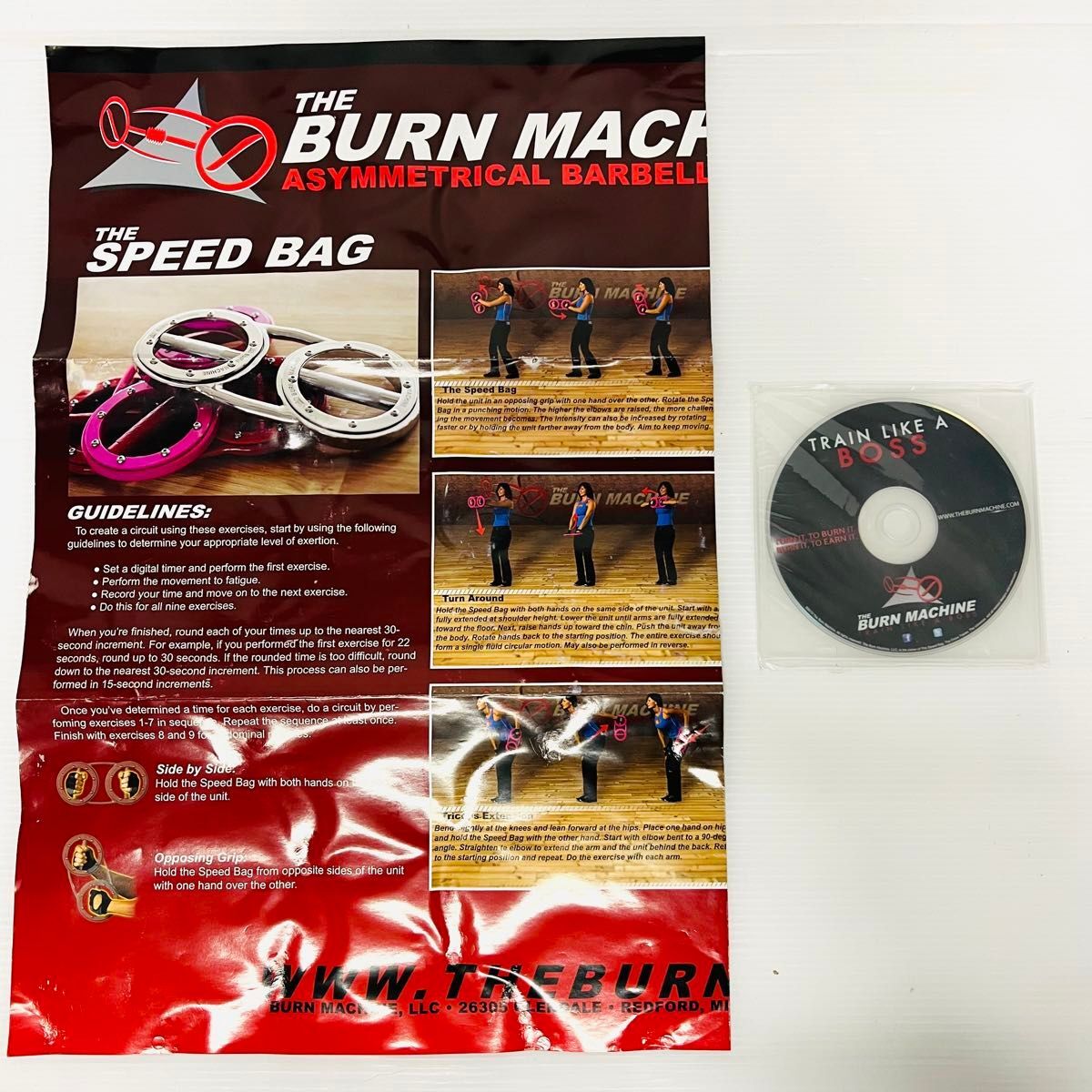 THE BURN MACHIN バーン　マシーン　SPEED BAG 筋トレ　スピードバッグ　5.5kg トレーニング