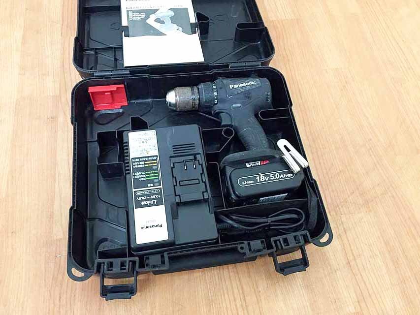 Panasonic 充電ドリルドライバ 18V 電池充電器ケース セット EZ79A2LJ2G-B L09-05