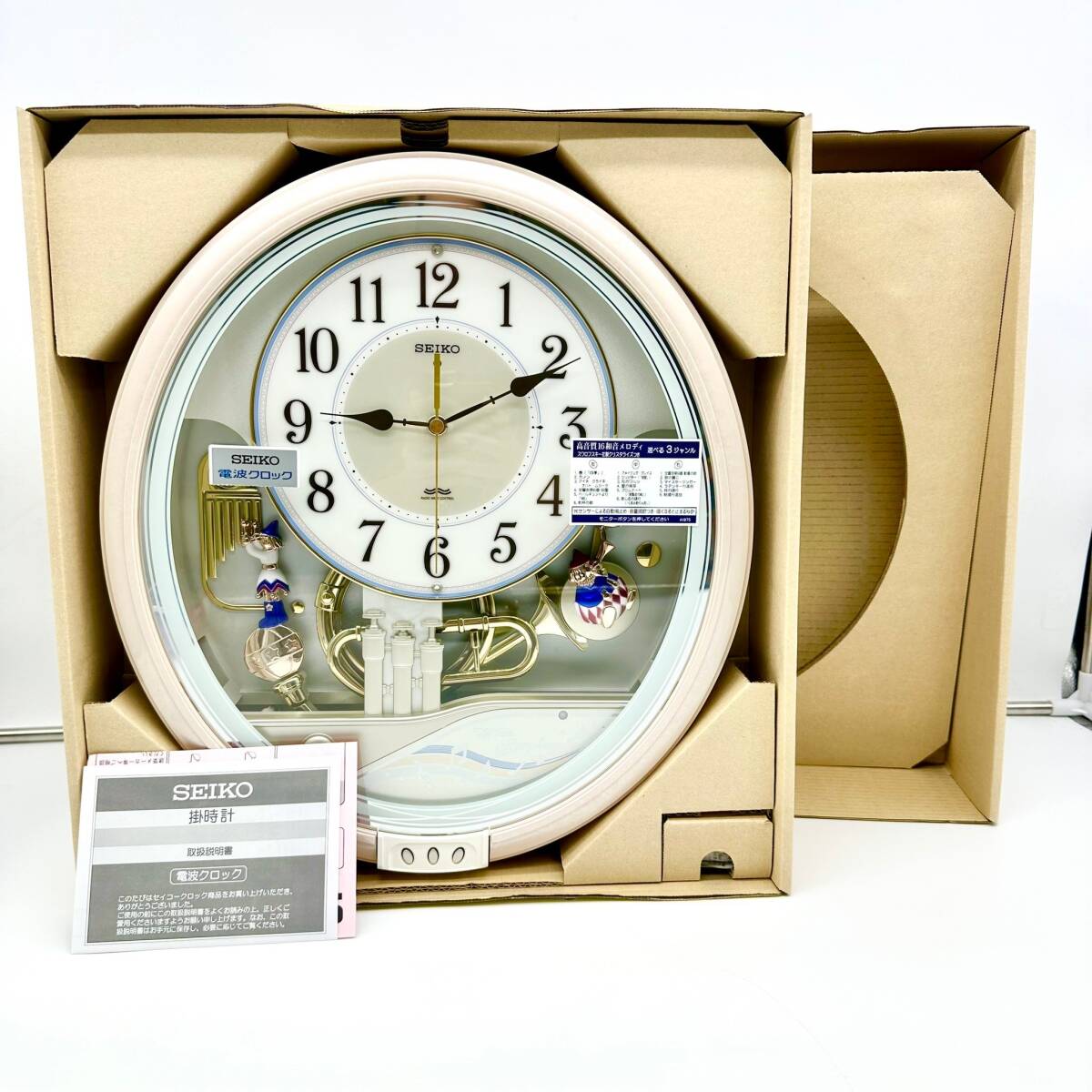 Yahoo!オークション - SEIKO 壁掛け電波時計 AM240H
