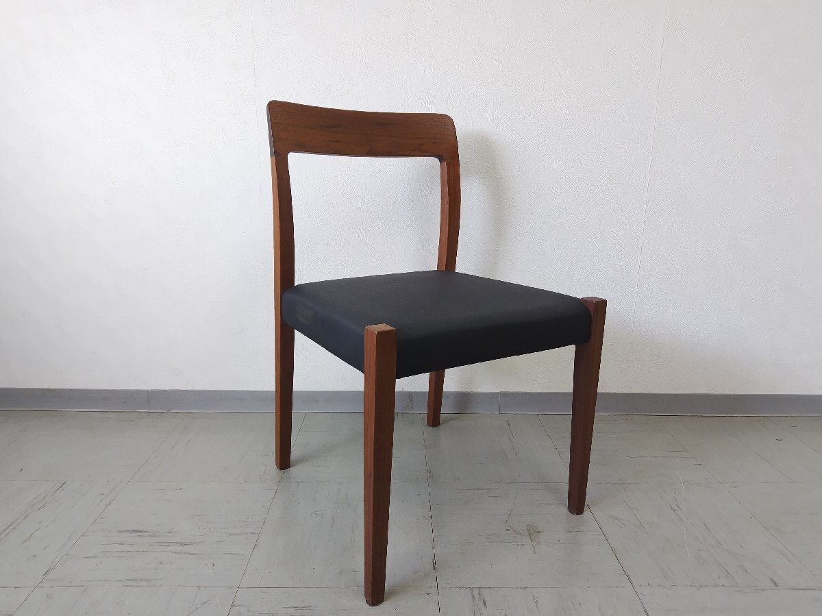 MasterWal マスターウォール TR CHAIR ティー・アール チェア 7万 ダイニングチェア 食卓椅子 PVCレザー ウォールナット カバー付き C