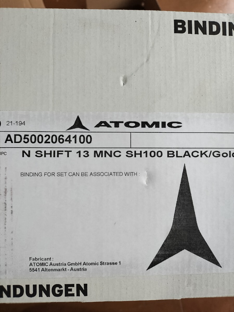 ☆新品☆atomic n shift13 mnc SH100☆ツアー ビンディング ☆新品☆atomic n shift13 mnc SH100☆ツアー ビンディング