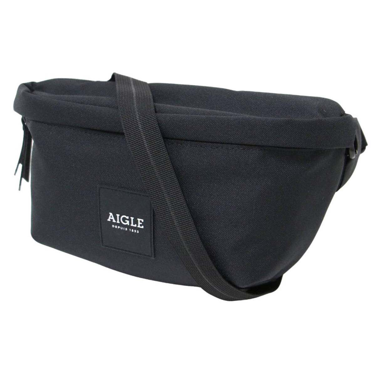 美品 AIGLE エーグル PACSAFE コラボ ダロル ショルダー / ウエストバッグ ブラック 黒 カバン ファッション 雑貨 小物