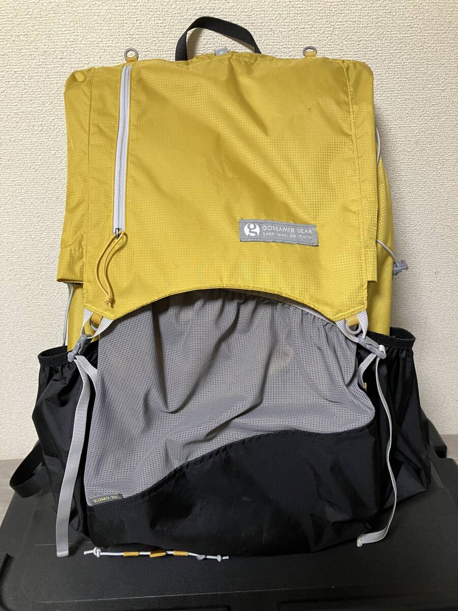 ゴッサマーギア Gossamer Gear Kumo 36 R Yellow Medium バックパック　ザック　リュック