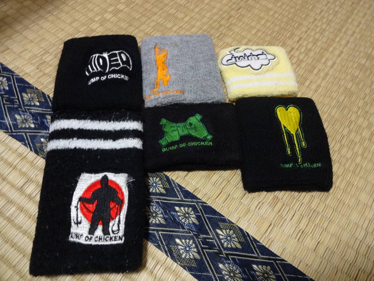 BUMP OF CHICKEN　 リストバンド　バンプ　バンド 　セット　6つ　初期