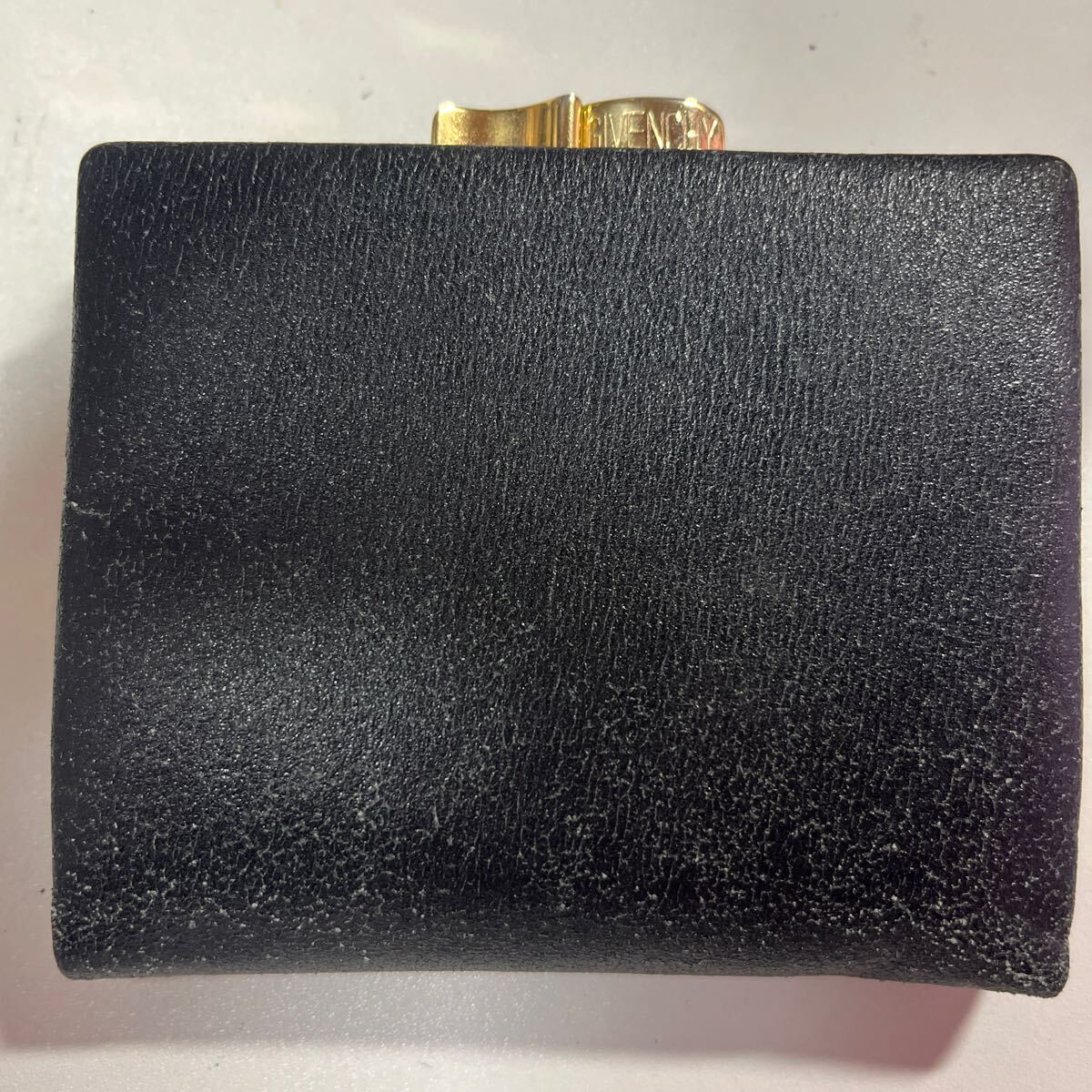 GIVENCHY 二つ折り財布 ブラック レザー ジバンシィ コンパクト GIVENCHY 二つ折り財布 ブラック レザー ジバンシィ コンパクト
