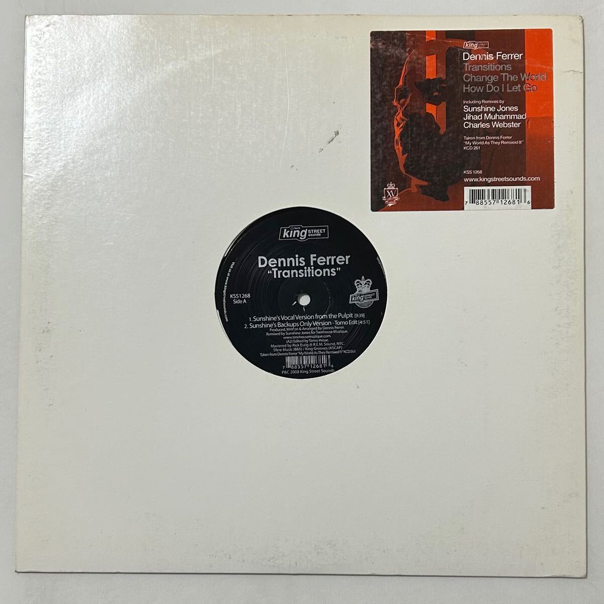 ハウス [12] Dennis Ferrer / Transitions , Change The World , How Do I Let Go (Remixes)