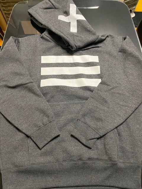 C'EST VINGT-TROIS XXIII メンズパーカー　チャコール　Lサイズ　新品_画像1