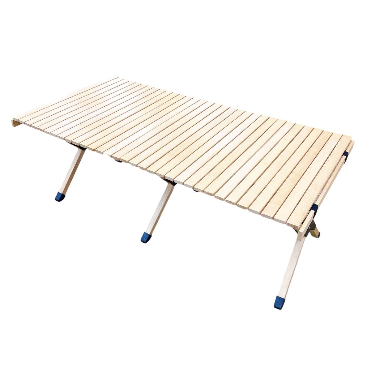 ■Hilander ハイランダー ウッドロールトップテーブル 115 x 60cm 良品■