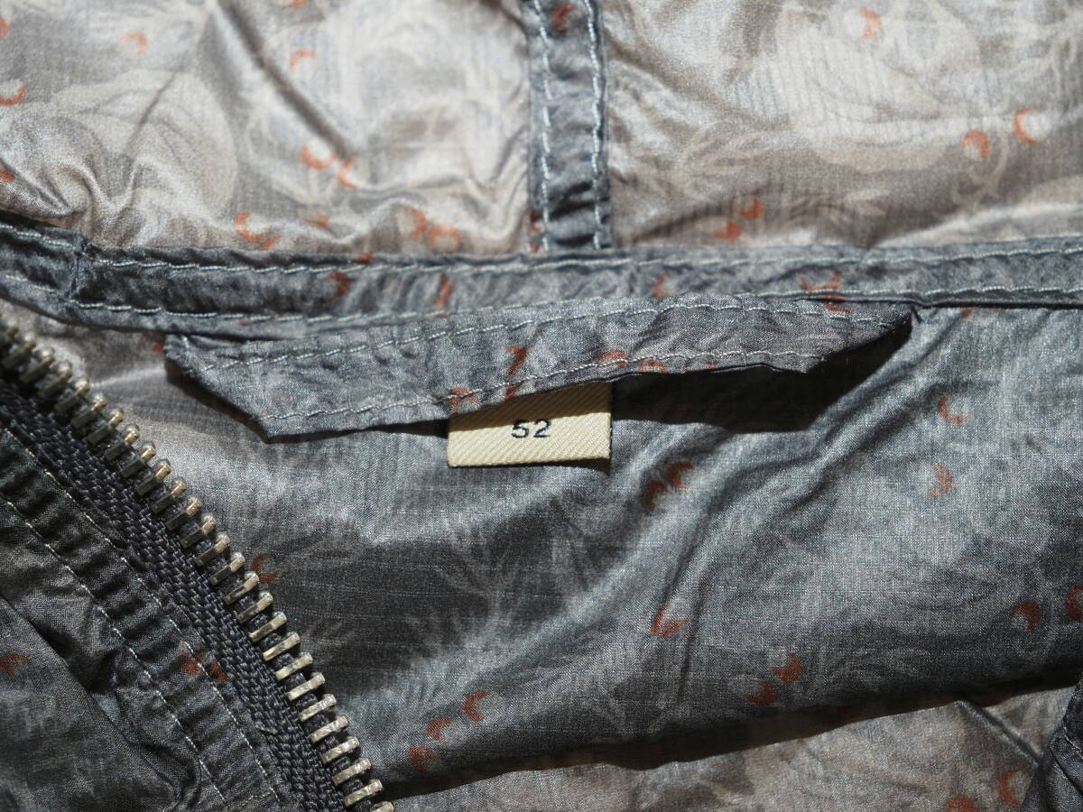 美品 BURBERRY LONDON ENGLAND バーバリー 17SS総柄ナイロンZIPパーカー52灰 プローサム