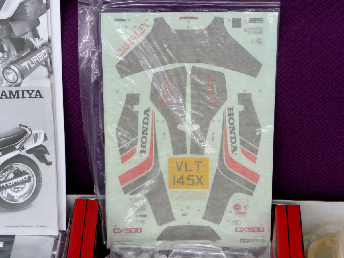 内袋未開封 美品 / TAMIYA 1/6 Honda CX500 TURBO / タミヤ 1 内袋未開封 美品 / TAMIYA 1/6 Honda CX500 TURBO / タミヤ 1