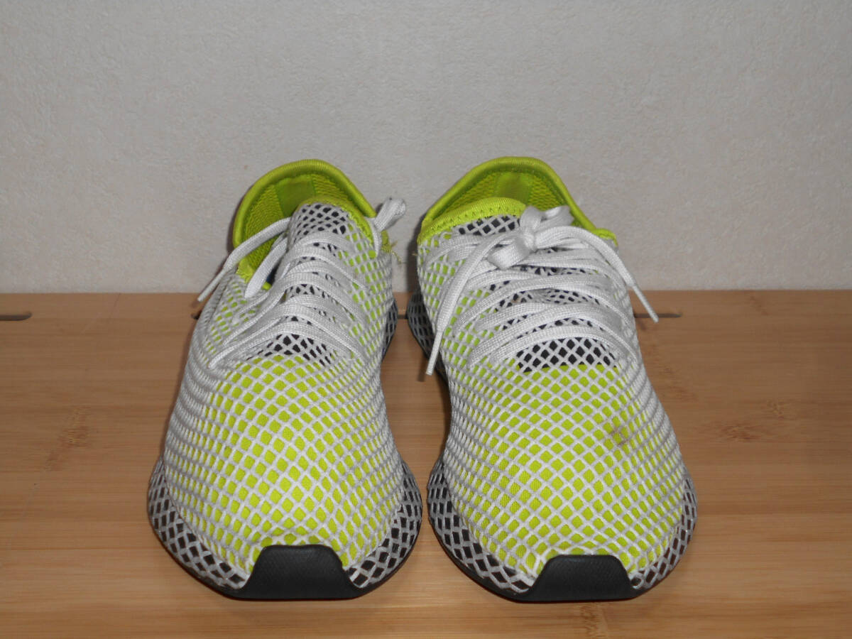 adidas Adidas спортивные туфли DEERUPT RUNNER зеленый B27779 размер 28cm ( 1Ake