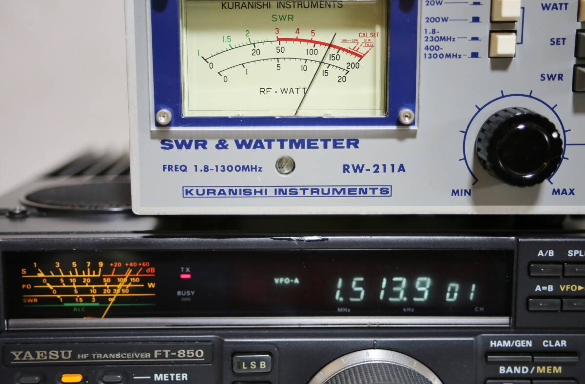 YAESU FT-850 HF オールモード 100W 無線機 ゼネカバ送信改 1.5 YAESU FT-850 HF オールモード 100W 無線機 ゼネカバ送信改 1.5