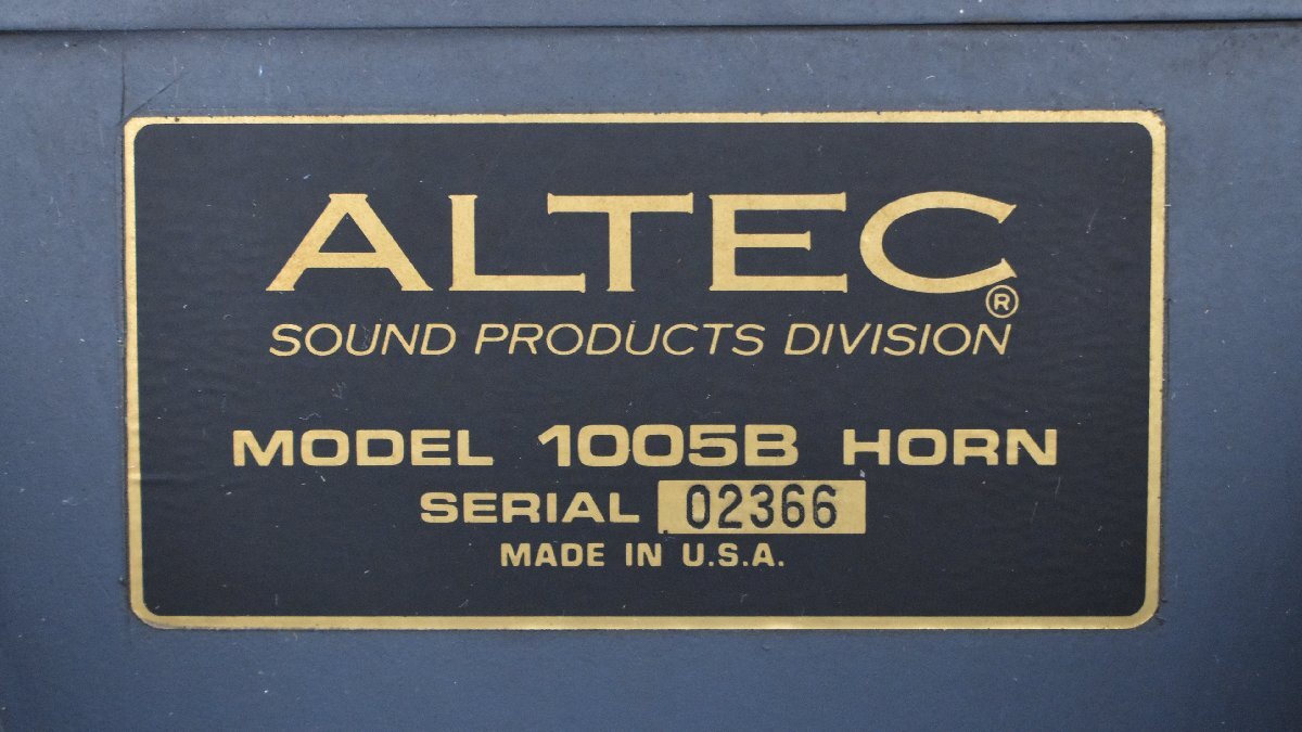 157 中古品複ALTEC 1005B アルテックホーン2個口発送|跨買 157 中古品複ALTEC 1005B アルテックホーン2個口発送|跨買