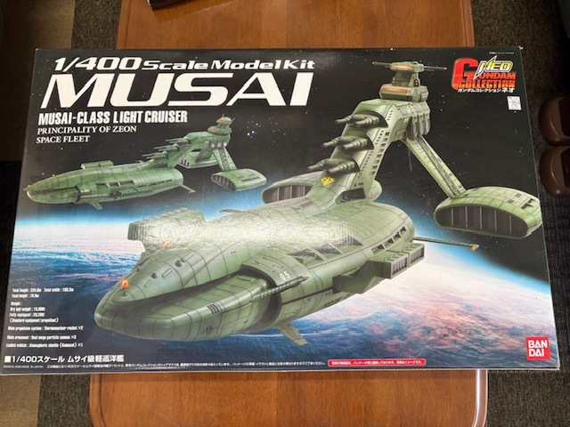 中古プラモデル 1/400 ムサイ級軽巡洋艦 「機動戦士ガンダム 中古プラモデル 1/400 ムサイ級軽巡洋艦 「機動戦士ガンダム