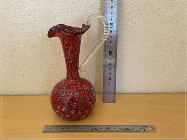 MURANO ミルフィオリ ベネチア ヴェネチア ベネチアンガラス イタリア製 ベネチアングラス（ヴェネチア、ムラノガラス
