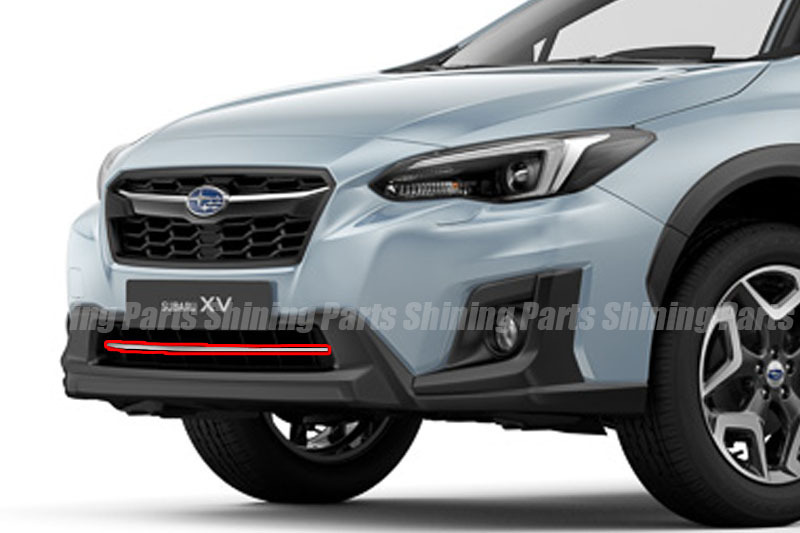  ликвидация запасов GT серия Subaru XV предыдущий период передний бампер решётка покрытие 1pcs зеркальная полировка GT3 GT7 SUBARU ласты металлизированный 