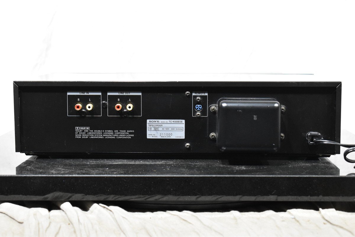ジャンク】SONY/ソニー TC-K555ESⅡ カセットデッキ