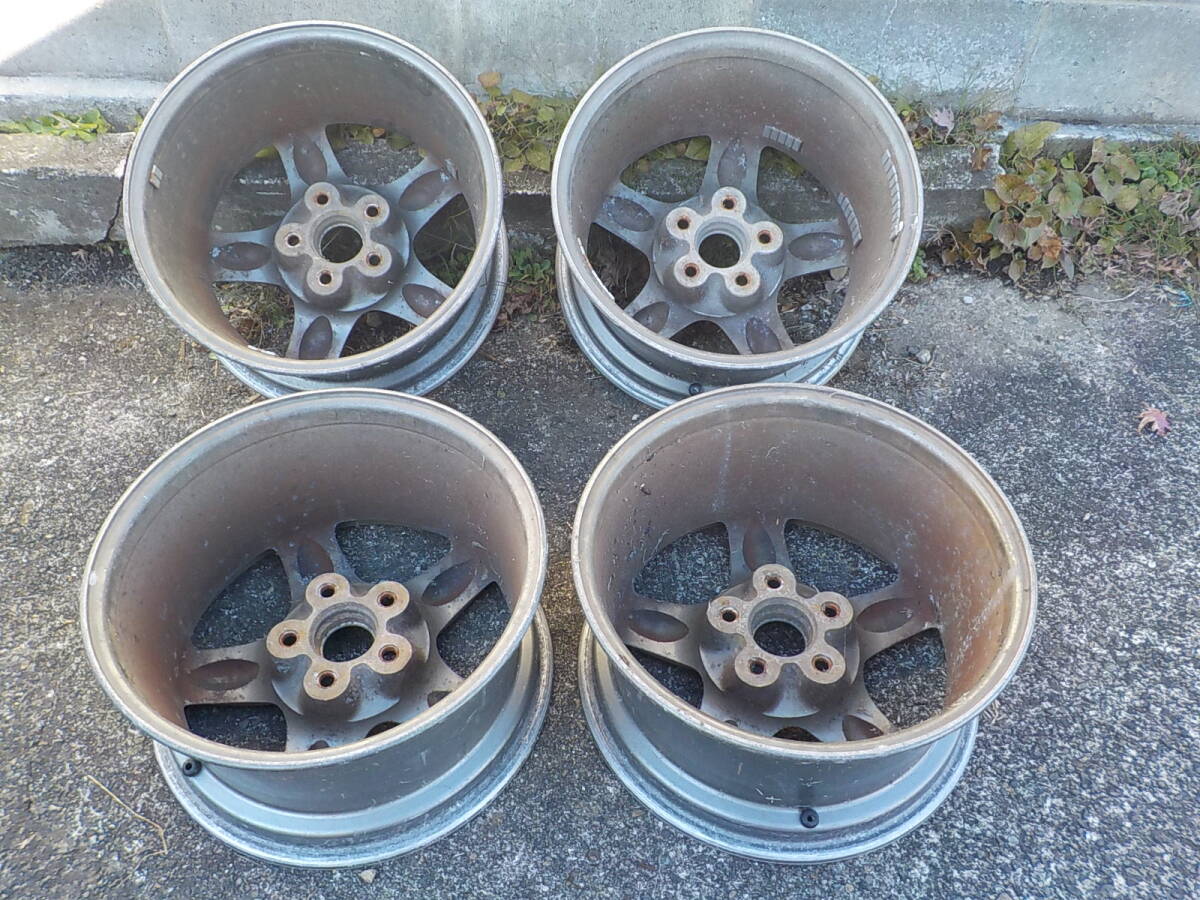  old car Nissan Skyline R32 GTR original wheel 16 -inch 8J OFF +30 PCD 114.3 aluminium wheel 3ps.