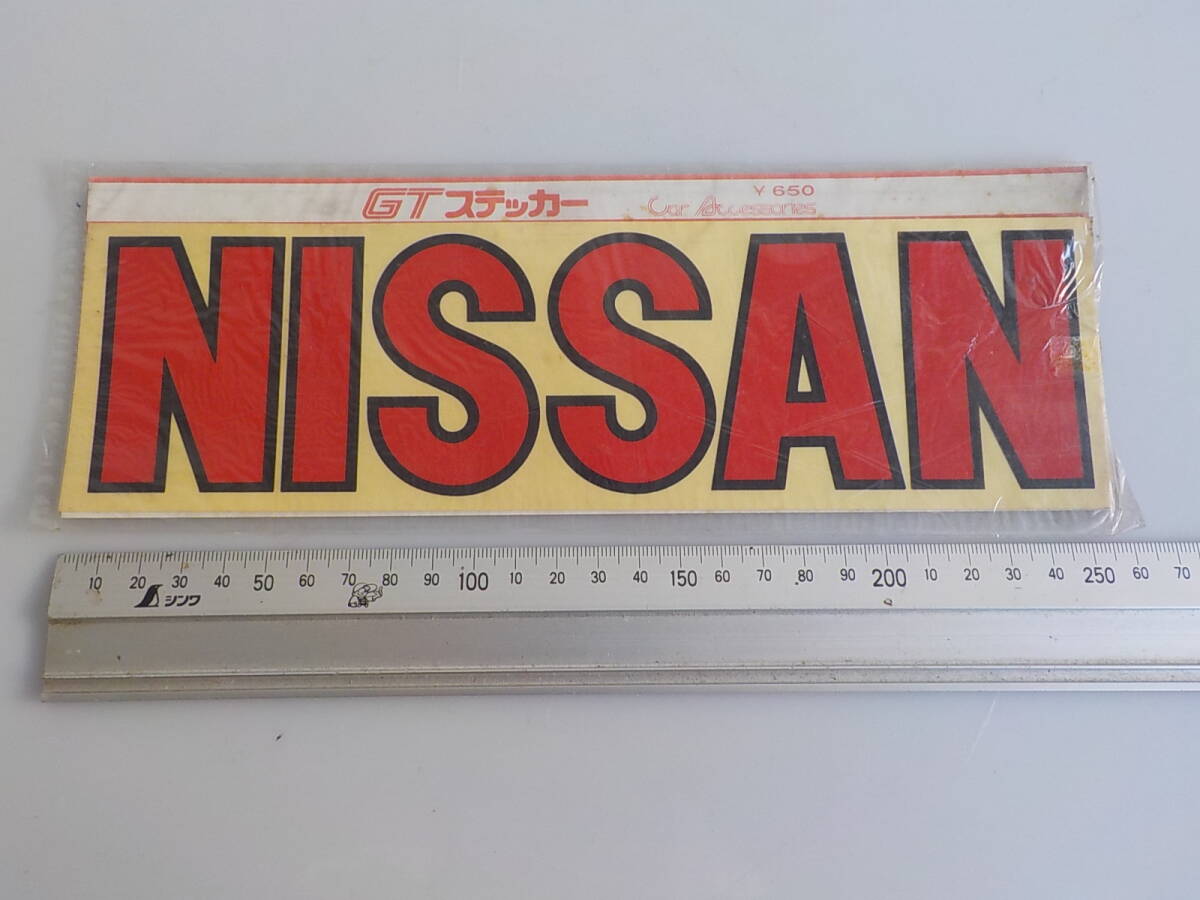  старый машина GT стикер NISSAN стикер подлинная вещь Showa Retro авто аксессуары 