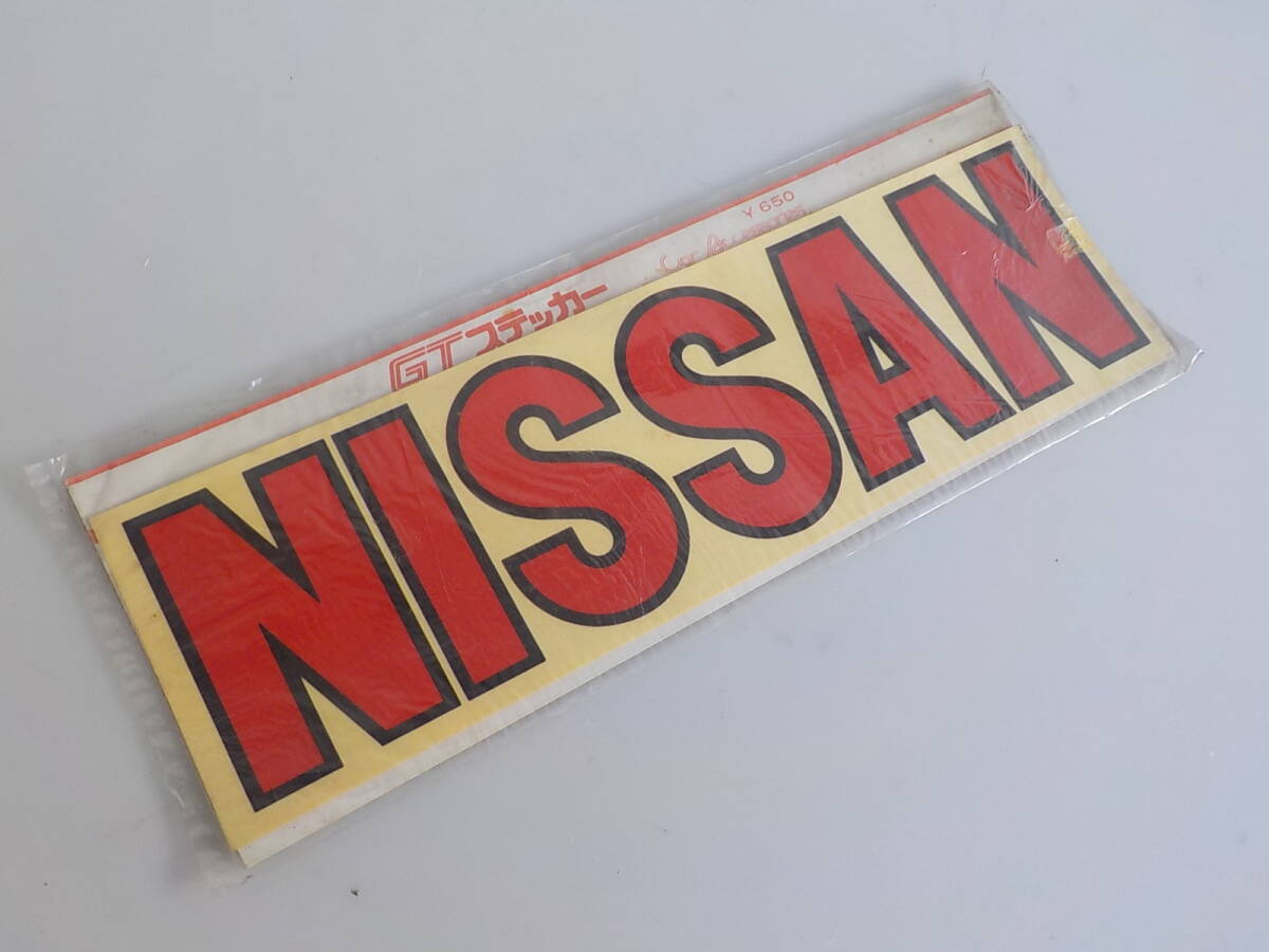  старый машина GT стикер NISSAN стикер подлинная вещь Showa Retro авто аксессуары 