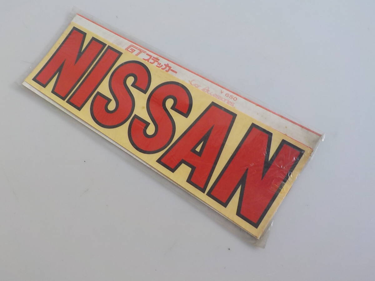  старый машина GT стикер NISSAN стикер подлинная вещь Showa Retro авто аксессуары 