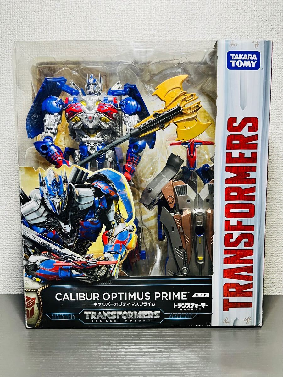 【中古品】トランスフォーマー 最後の騎士王 TLK-15 キャリバーオプティマスプライム 武器変更あり ブロンズキャリバーアックス
