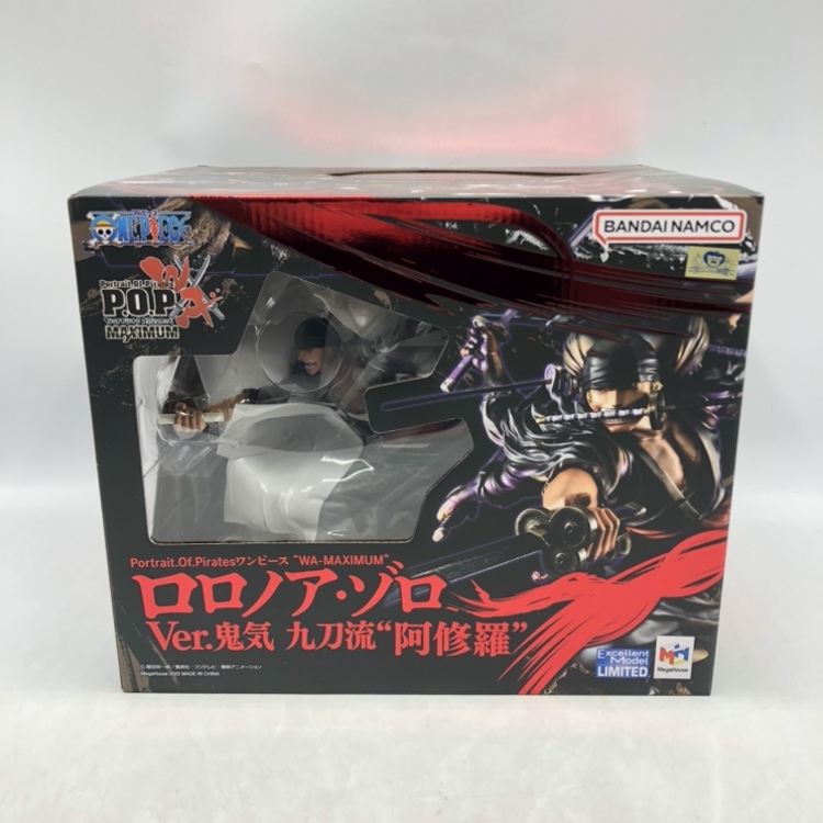 【中古】メガハウス　Portrait.Of.Pirates (P.O.P) WA-MAXIMUM ロロノア・ゾロ Ver.鬼気 九刀流 “阿修羅”　未開封品[240070138582]