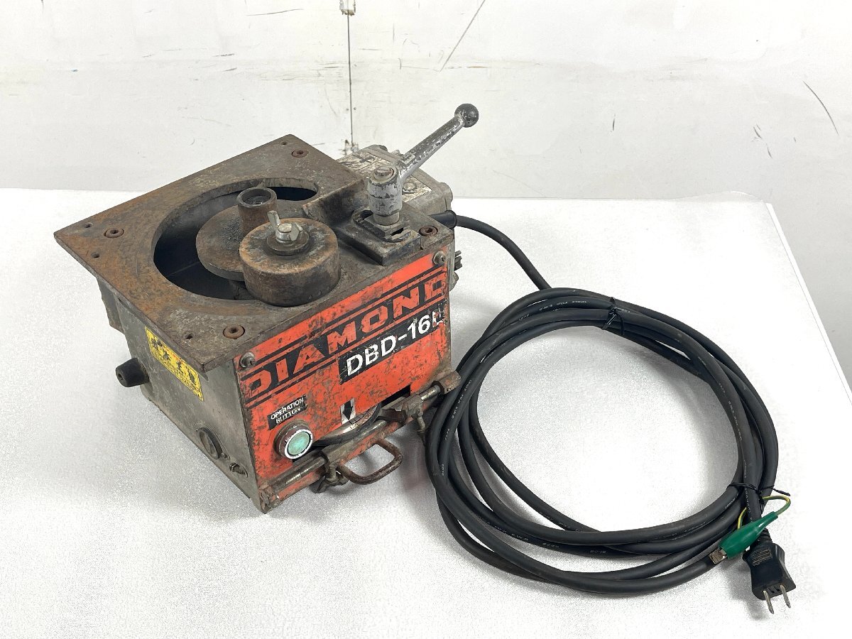 DIAMOND ダイヤモンド 鉄筋ベンダー DBD-16L 鉄筋曲げ機 【現状品】