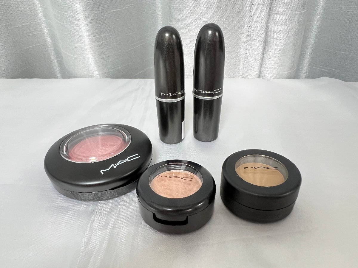 ■【YS-1M】マック MAC ■ ミネラライズブラッシュ ジェントル アイシャドウ リップスティック ■ 5点セット まとめ 【同梱可能商品】■B_画像1
