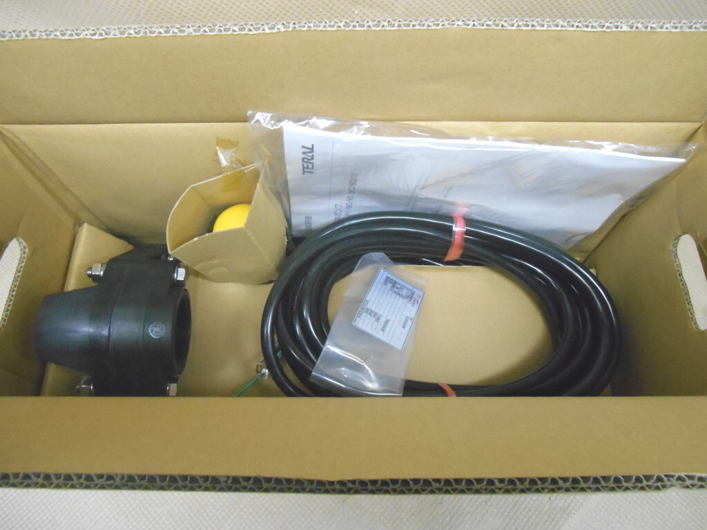 テラル(TERAL) PV型 小型セミボルテックス 水中ポンプ 50PVA-6.4 汚水雑排水用 自動型(2玉) 三相200V 60Hz 0.4kW/400W 排水ポンプ 口径50mm