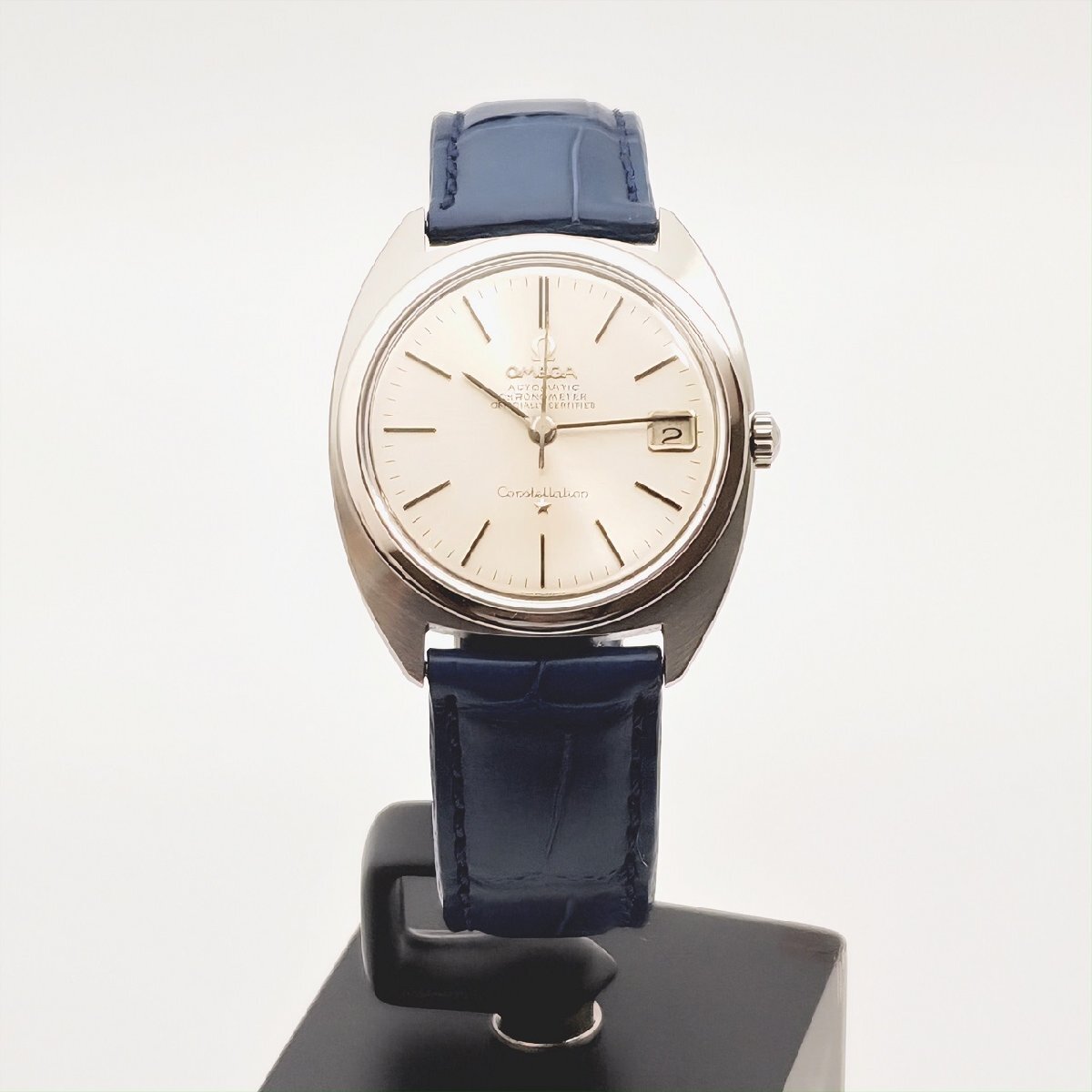オメガ コンステレーション 168.017 自動巻き OH 外装仕上済み 1年保証 シルバー OMEGA Constellation カレンダー W0172