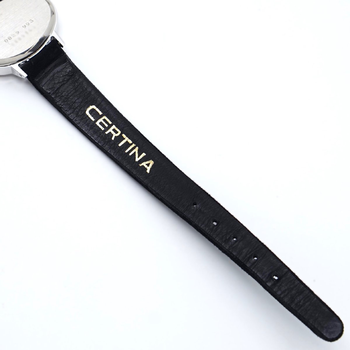 サーチナ 0829 993 手巻き OH済み 1年保証 パールホワイト CERTINA W0098_画像6