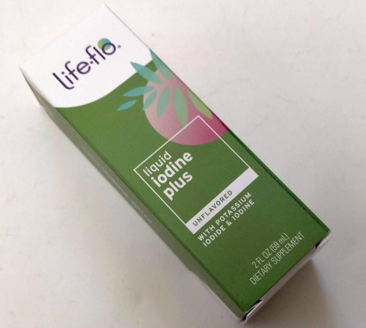 ★ライフフロー★Life-flo ヨウ素 ヨウ素液 液体ヨウ素 プラス ヨウ化カリウム＆ヨウ素配合 無香料 59ml★スポイト付★送料無料★